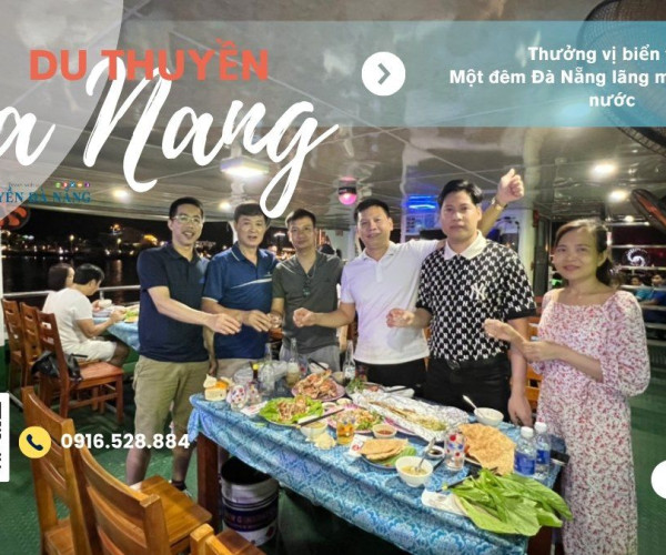 Du Thuyền Ăn Tối Ngắm Pháo Hoa